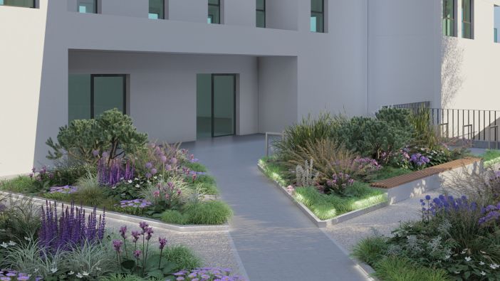 Wizualizacja zieleni – Zatoka Mieszkania