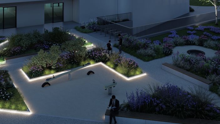 Wizualizacja zieleni – Zatoka Mieszkania