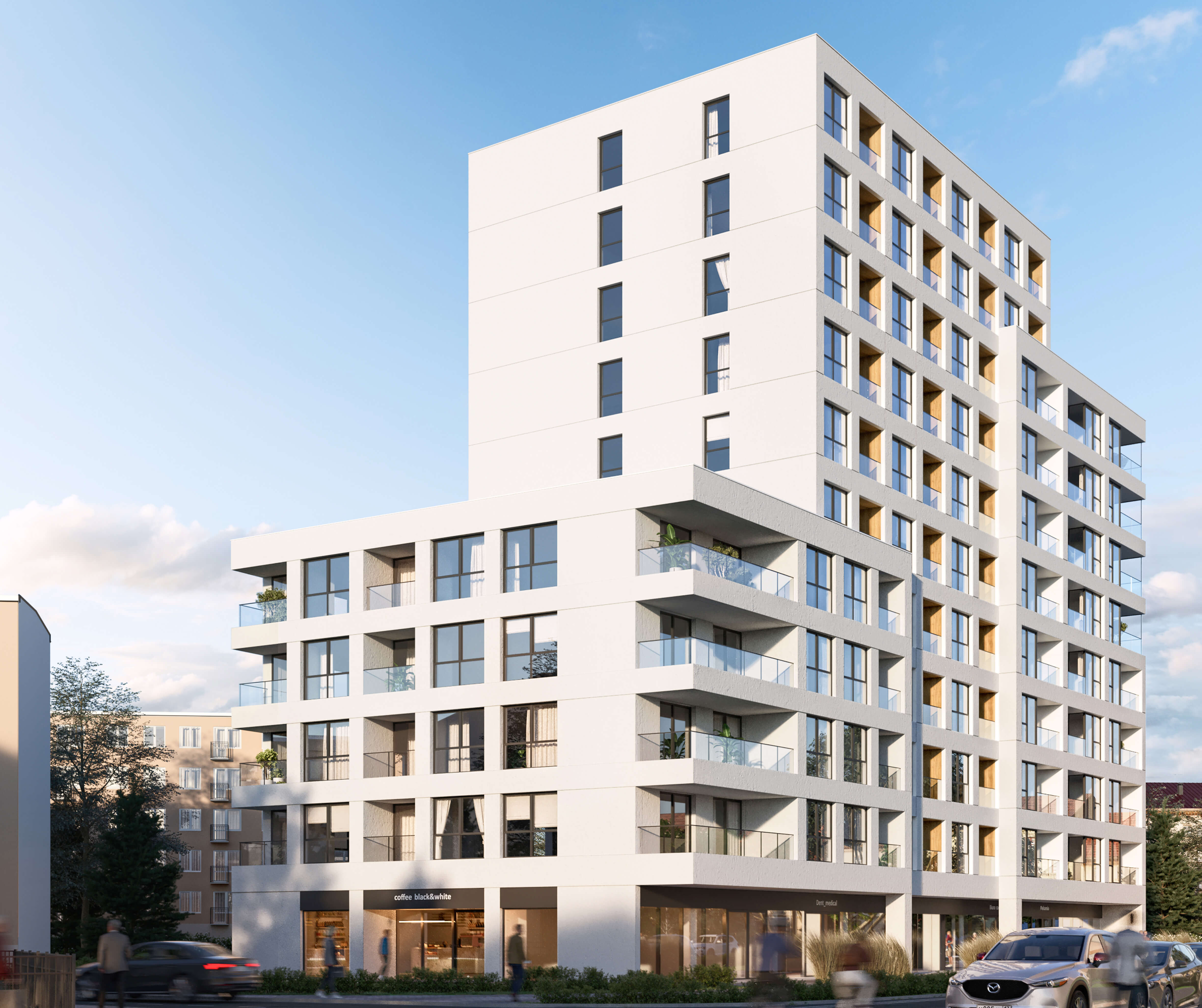 Wiejska 10 - detale architektury